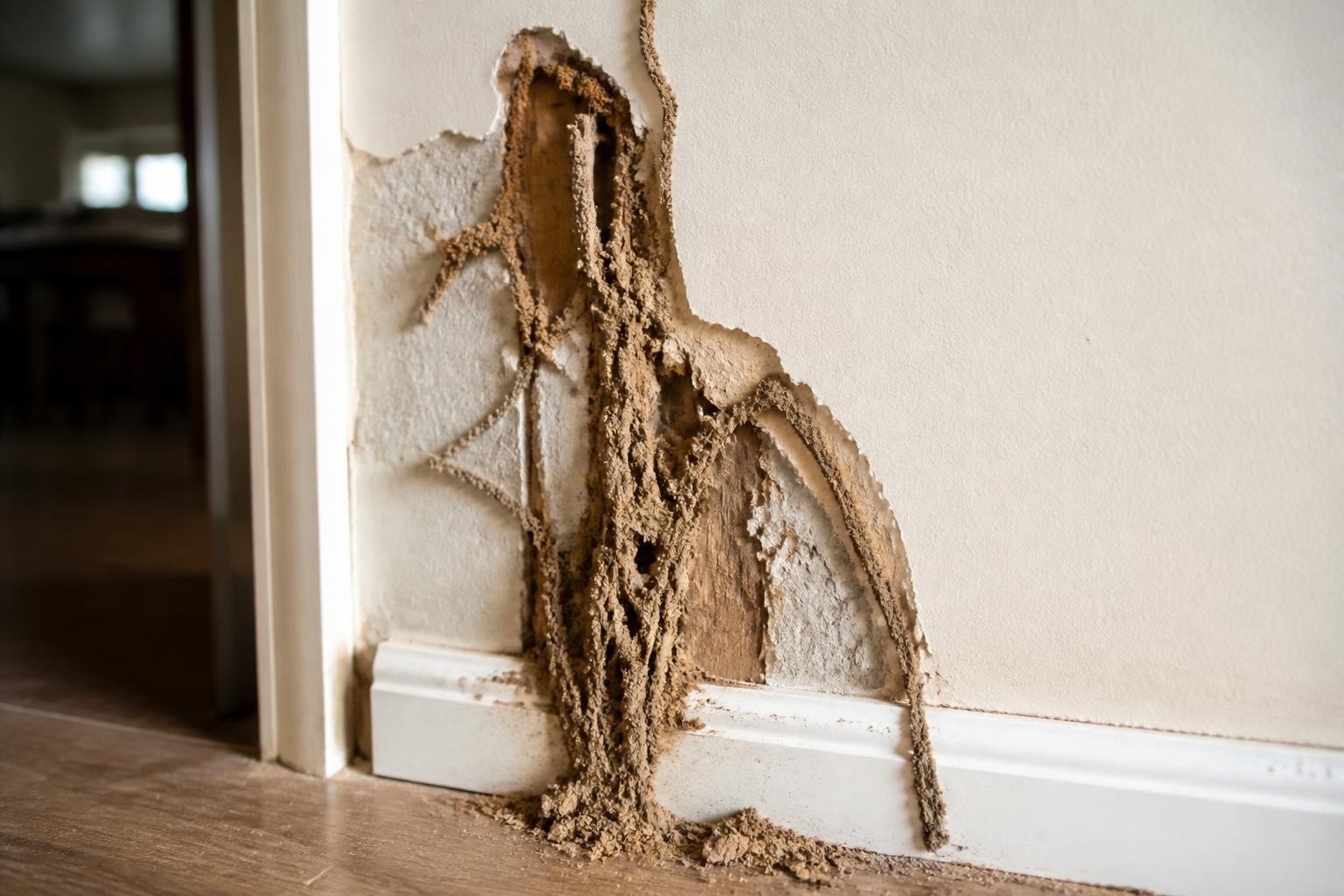 Termite Nest on Wall: Identification and Control Guide